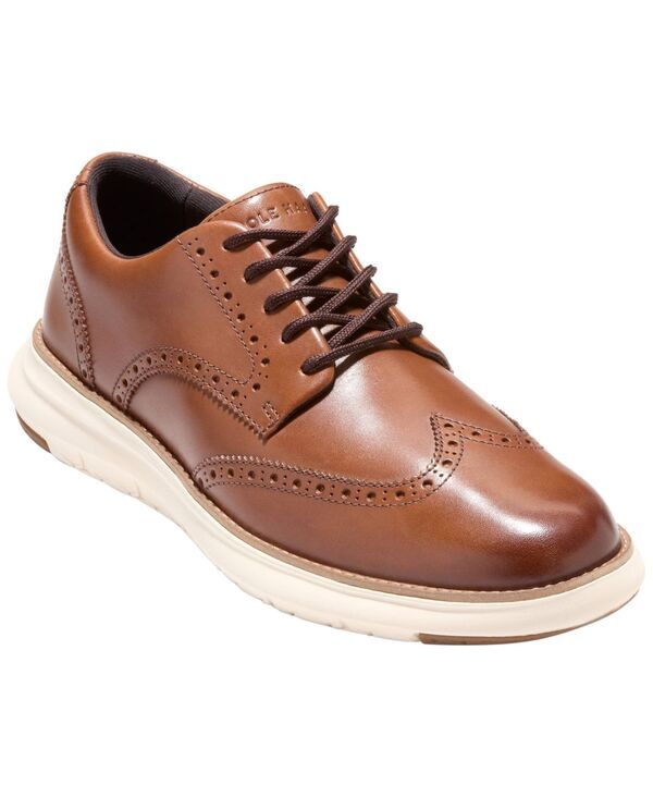 コールハーン メンズ シューズ オックスフォード レース Cole Haan Mens Grand Remix Wing LaceUp Oxford Shoes British Tan タン