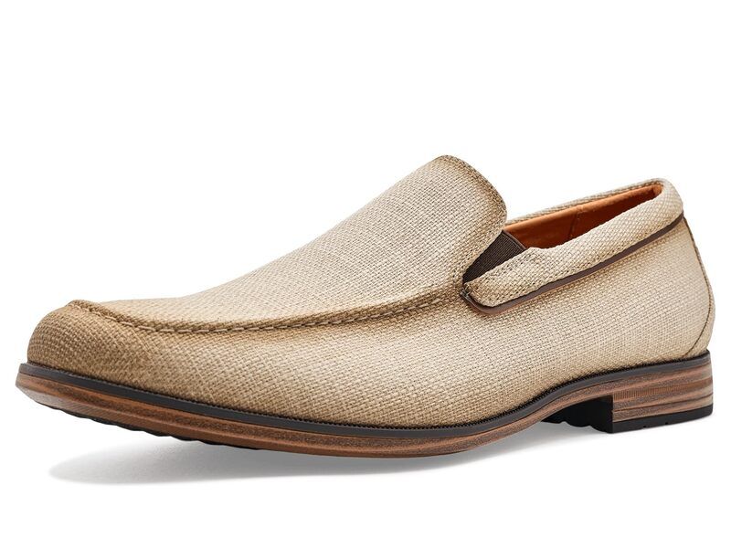 ステイシーアダムス メンズ シューズ スリッポン・ローファー Stacy Adams Ridgely Moc Toe SlipOn Loafer Natural