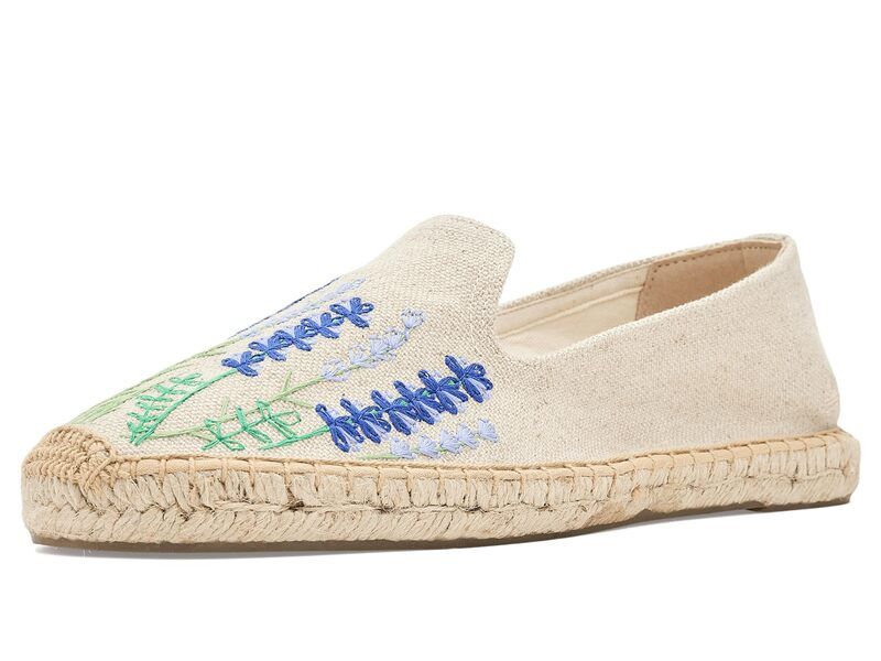 ソルドス レディース シューズ スリッポン・ローファー Soludos Bluebonnetsmoking EspadrilleWo Natural Undyed