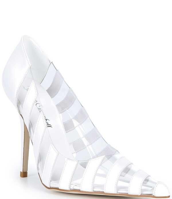 ジェフリー キャンベル レディース シューズ ヒール Jeffrey Campbell Opaque Clear Stripe Pumps White Clear ホワイト