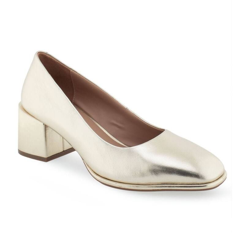エアロソールズ レディース シューズ パンプス レザー Aerosoles Alae Womens Leather Dress Pumpsoft Gold Leather ゴールド