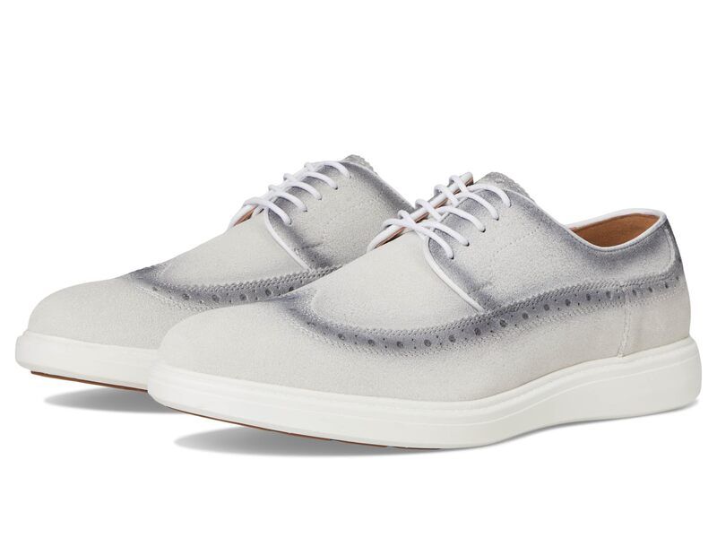 ステイシーアダムス メンズ シューズ スニーカー レース Stacy Adams Trudell Wing Tip LaceUp Light Gray グレー