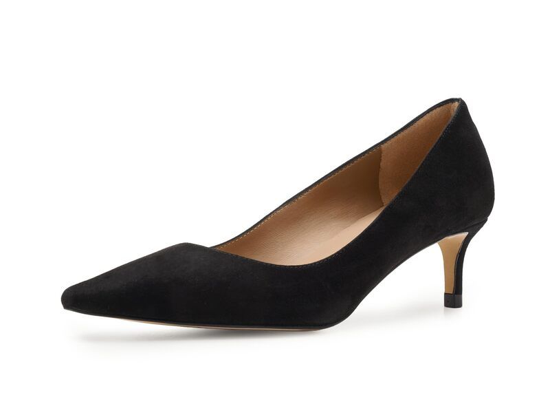 エルケーベネット レディース シューズ ヒール LK Bennett New Ava Pointed Kitten Heel Court Black 1 ブラック