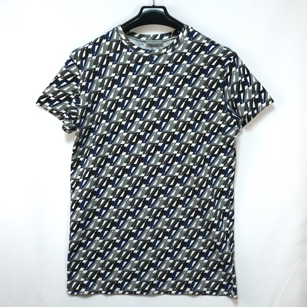 DIOR HOMME ディオールオム 総柄 グラフィック Tシャツ ホワイト XSサイズ 333J660I6611