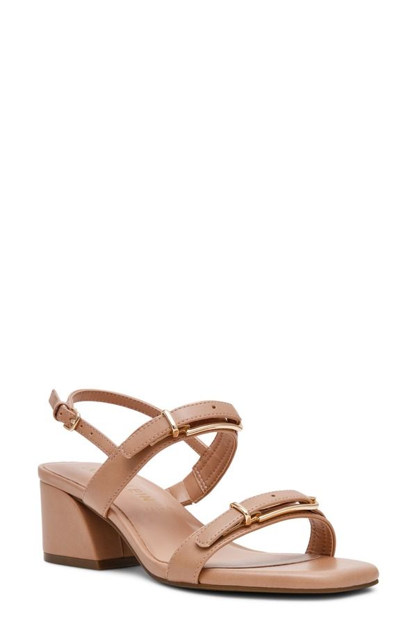 アンクライン レディース シューズ ヒール サンダル Anne Klein Merida Slingback Sandal Beige ベージュ