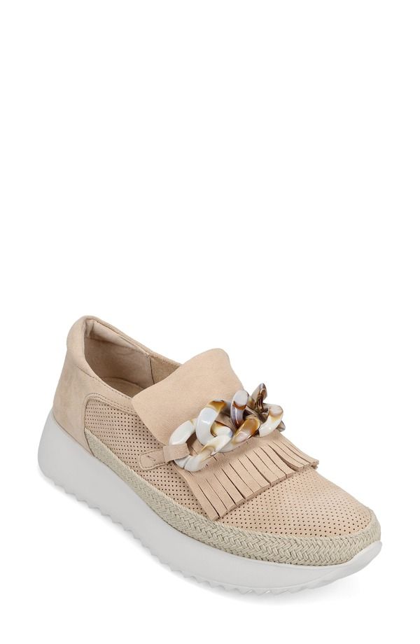 ベネリ レディース シューズ スニーカー プラットフォーム VANELi Qerene Platform Kiltie Sneaker Nude
