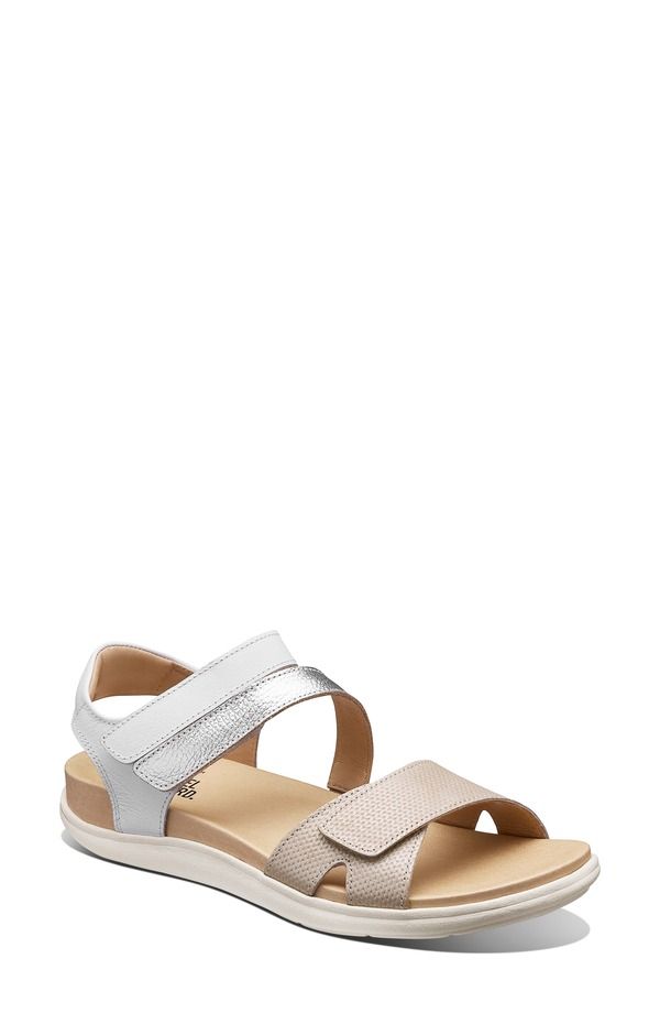 サミュエルフドバード レディース シューズ ヒール サンダル キャップ Samuel Hubbard Capri Sandal Textured Pearleather パール