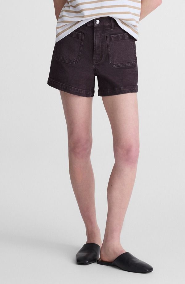 メイドウェル レディース ボトムス ハーフパンツ・ショーツ ショートパンツ Madewell Themmy Shorts Chocolate Plum プラム