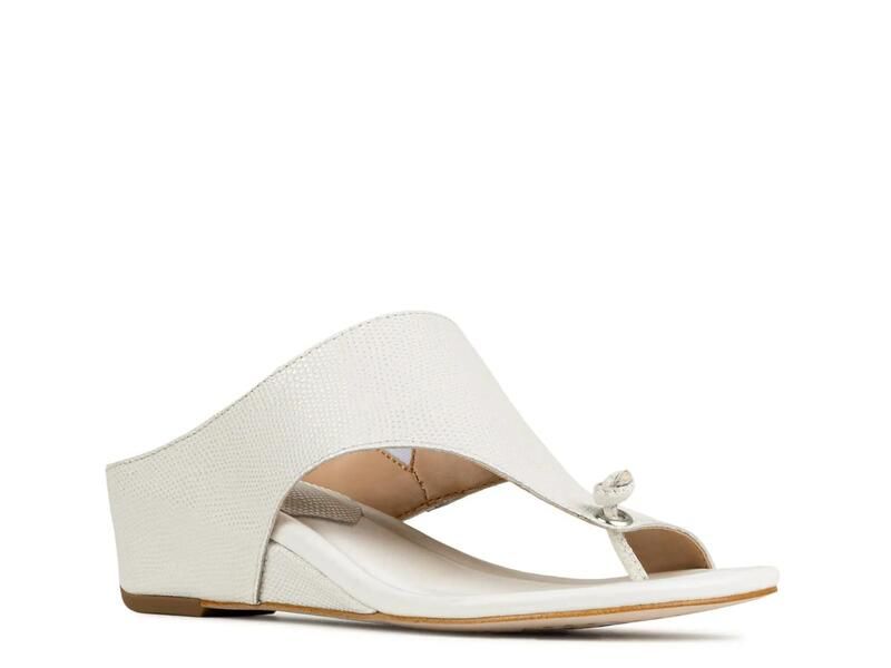 ドナルドプリネール レディース シューズ サンダル Donald PlinerVivika Wedge Sandal Porcelain Leather