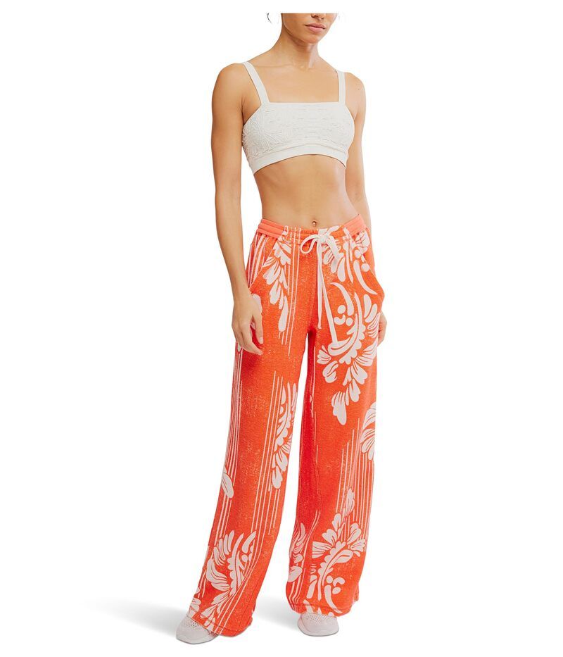 フリーピープル レディース ボトムス カジュアルパンツ ワイドレッグ Fp Movement One Above Wide Leg Dippin Floral F