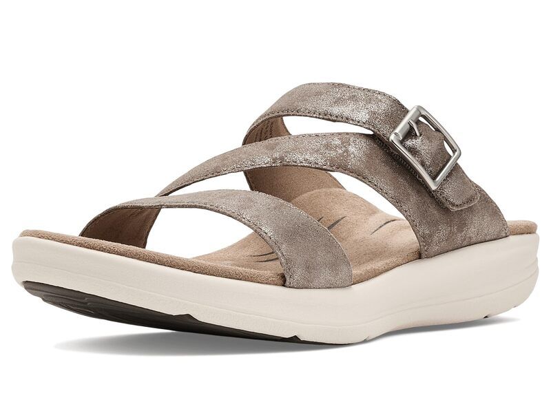 エイトレックス レディース シューズ ヒール サンダル Aetrex Jenny Wedge Sandal Taupe トープ