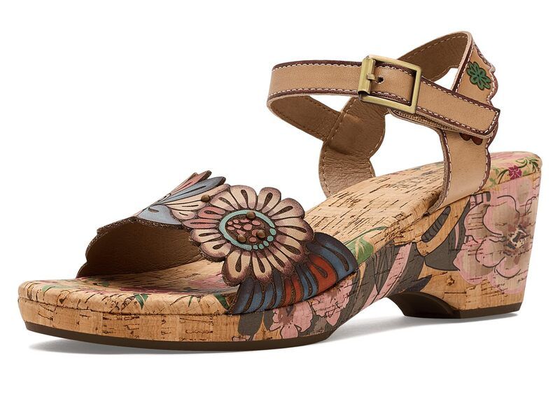 スプリングステップ レディース シューズ ヒール Lartiste By Spring Step Luvinlife Tan Multi タン
