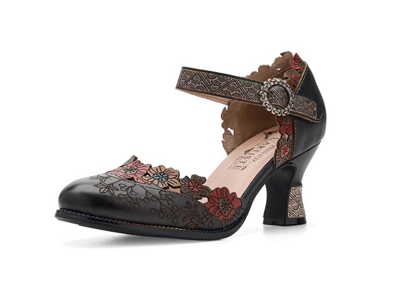 スプリングステップ レディース シューズ ヒール Lartiste By Spring Step Happydance Black Multi ブラック