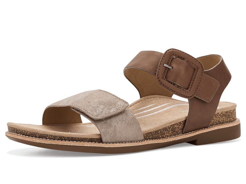 エイトレックス レディース シューズ サンダル Aetrex Claire Adjustable Quarter Strap Sandals Taupe Multi トープ 29,770円