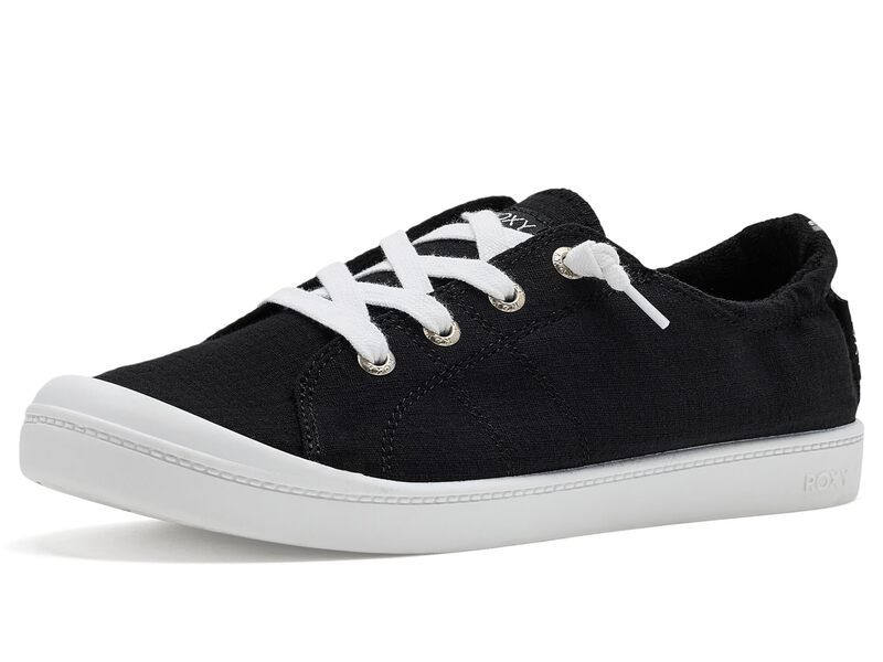ロキシー レディース シューズ スニーカー プラスサイズ Roxy Bayshore Plus II Textured Black ブラック