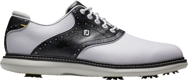 フットジョイ メンズ シューズ スニーカー FootJoy Mens Traditionsaddle Golf Shoes Previouseason WhiteBlackGrey ホワイト