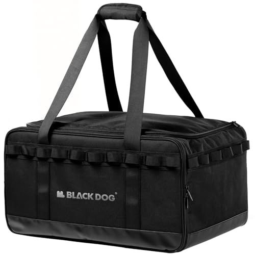 【公式】BLACKDOG 収納バッグ 30L ギアボックス アウトドア キャンプ ピクニック 大容量 折りたたみ式 工具バッグ メッシュポケット付き 持運び便利t
