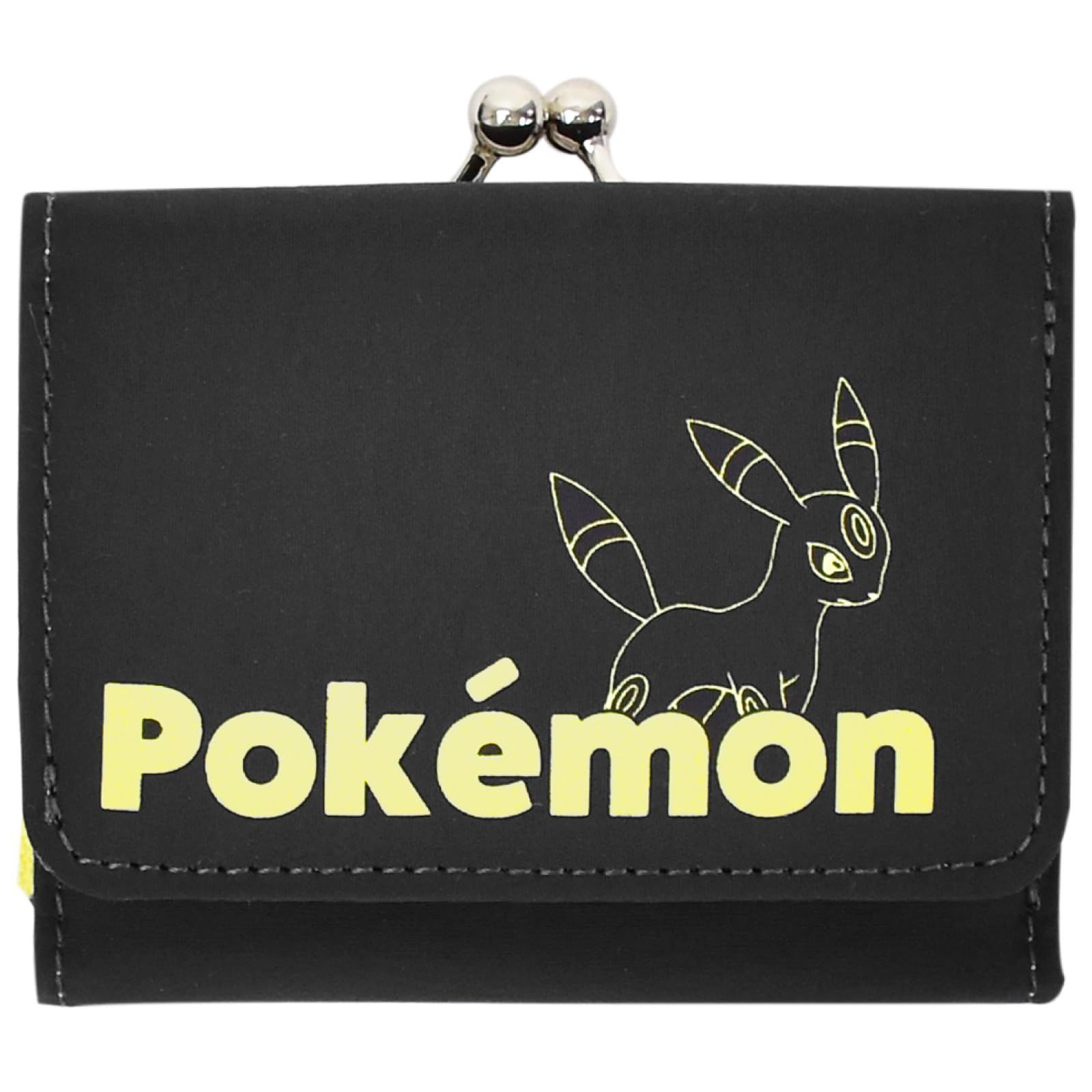 新品 ポケットモンスター ポケモン 財布 サイフ 折財布 三つ折り 三つ折り財布 ナイロン がま口 小銭入れ ピカチュウ ブラッキー ミミッキュ ワッカネズミ
