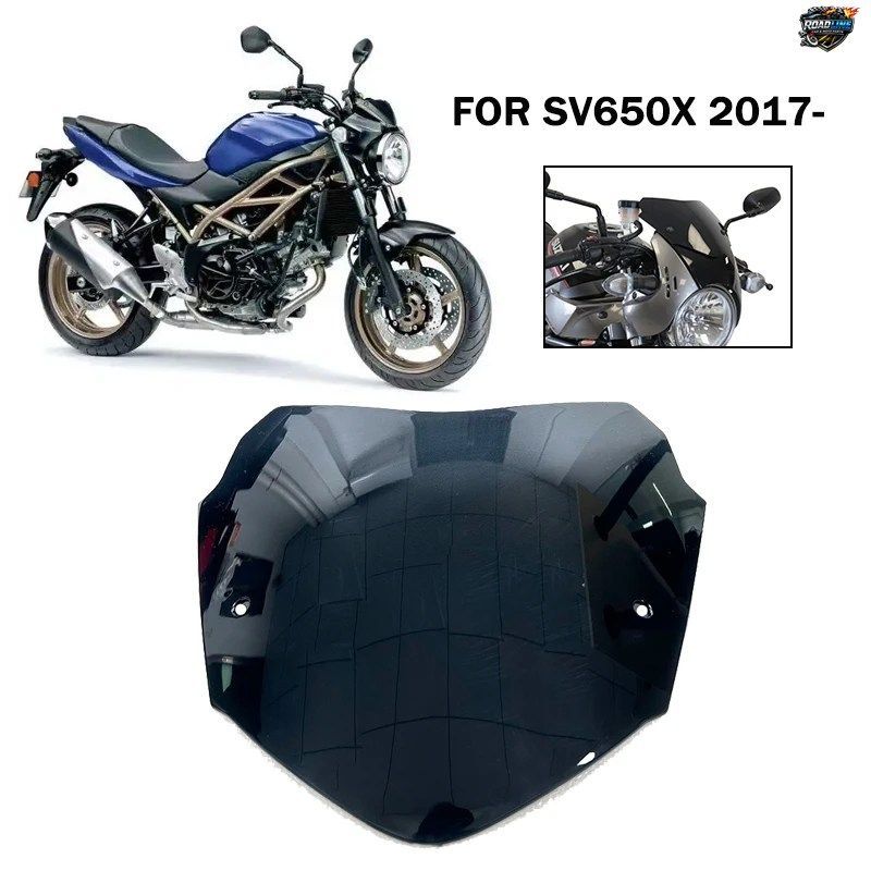 スズキ SV650X X 2017 - 2025 2022 2024 SV650X モーターサイクル用ウインドシールド ウインドシールド レイズドウインドシールド フェアリ