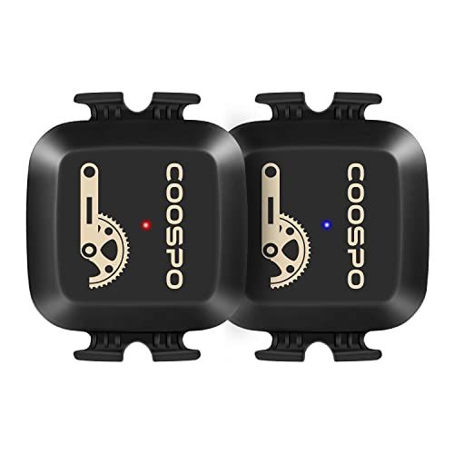 CooSpo ケイデンススピードセンサー ANT+ Bluetooth 4.0対応接続 自転車コンピュータ用 バイクアクセサリー IP67級防水 日本語説明書付けma c922aa9e