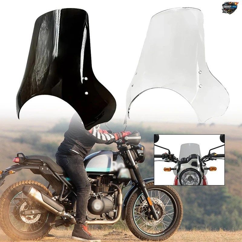 ヒマラヤン スクラム411 スクラム411 ヒマラヤン411 2022 2023 用新品適合 オートバイアクセサリー ウインドスクリーン ウインドシールド