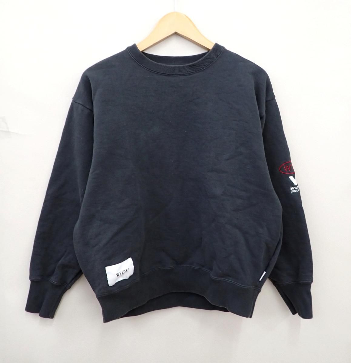 ★7277☆WTAPS ダブルタップス AII 23AW SWEATER COTTON PROTECT スウェット 232ATDT-CSM18　1