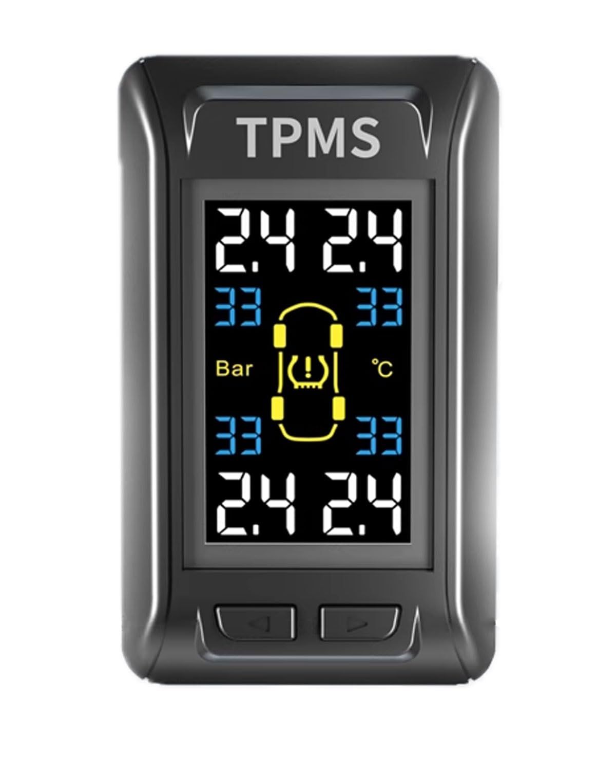 BGUCAR TPMS タイヤ空気圧監視システム, 超薄型, 貼り付けタイプ, USB給電, リアルタイム監視, 防水防塵センサー4個付き, 2WAYディスプレイ, 輝度3段階調節 外部センサータイプ 8,117円