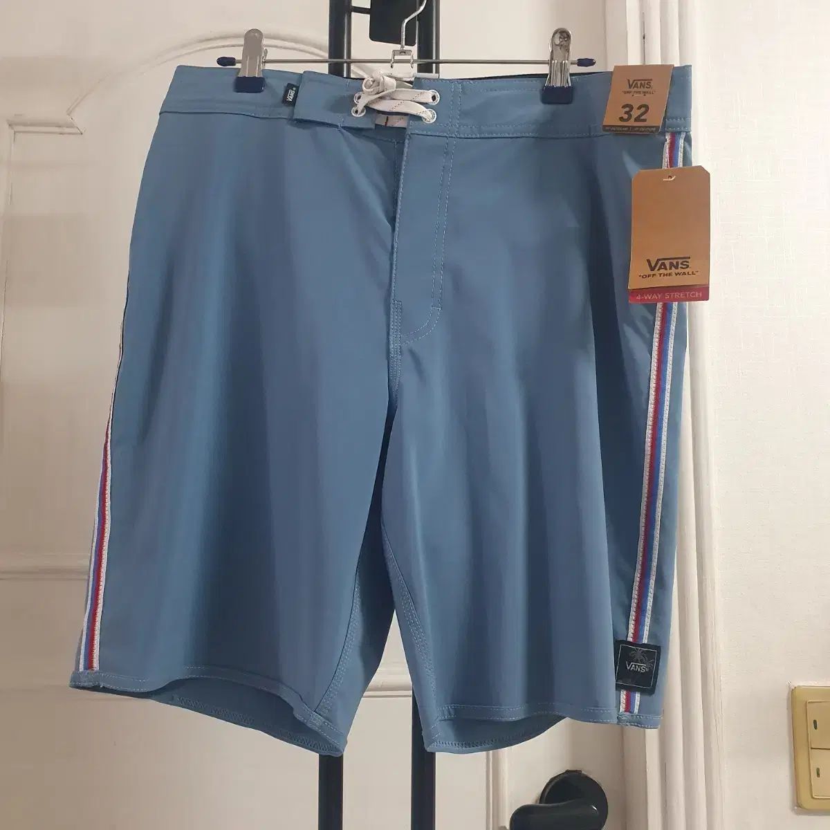 新品 32インチ VANS ヴァンズ ハーフパンツ ブルー