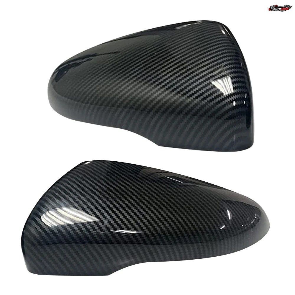 VWゴルフ/GTI MK6 2009-2013用カーボンファイバー製バックミラーカバートリム 5K0 857 537 5K0857538 5K0 857 538 ?CH-02-0103