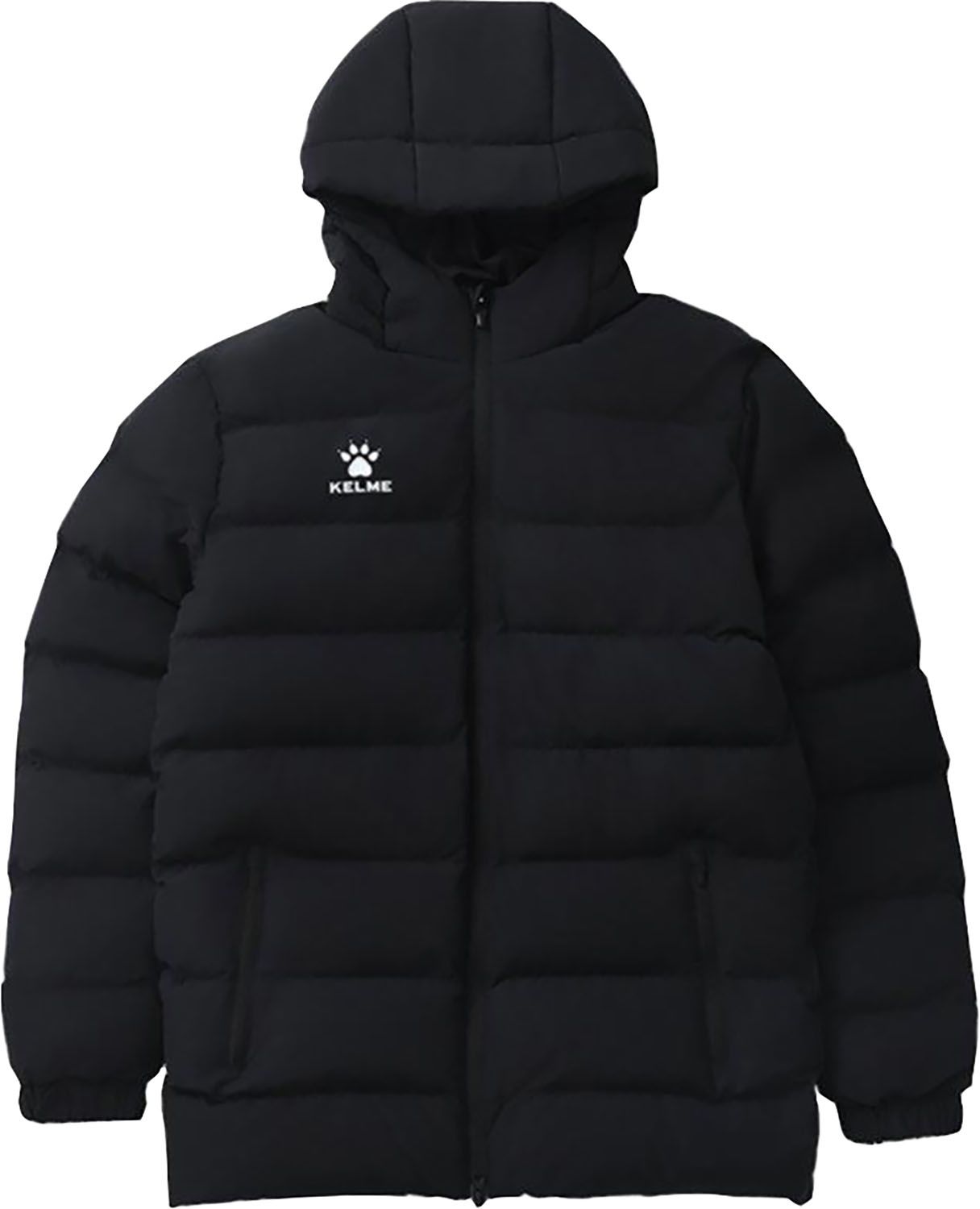 ケレメ KELME フットサル JR. フーデッドパデッドジャケット 7361MF3027 000 ブラック