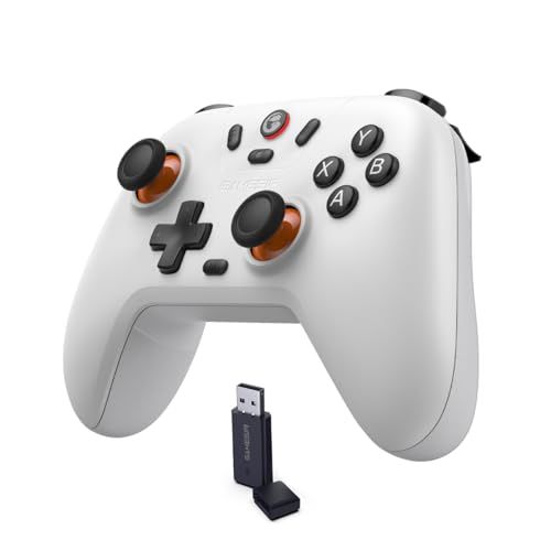 【新品】GameSir Nova Lite ワイヤレスコントローラー - Windows PC、iPhone、Android、Switch、Steamデッキ用2.4G & Bluetoothゲームパッド - ホール効果トリガー、ターボ機能、ラ 0fa6fc9c