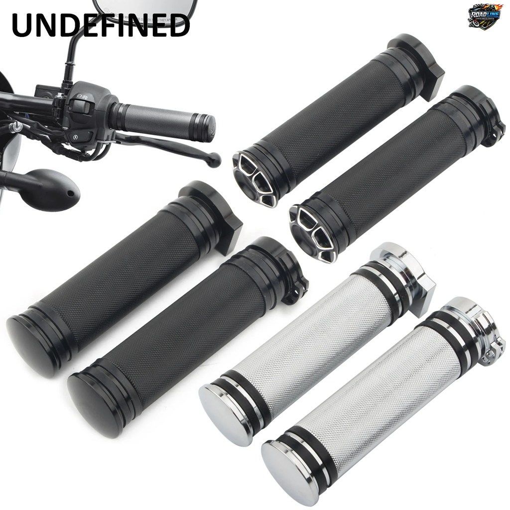 22mm オートバイ用ハンドルバーグリップ 7/8インチ ハンドルバー ハンドグリップ アルミニウム製 ハーレー ストリート 750 500 XG500 XG750