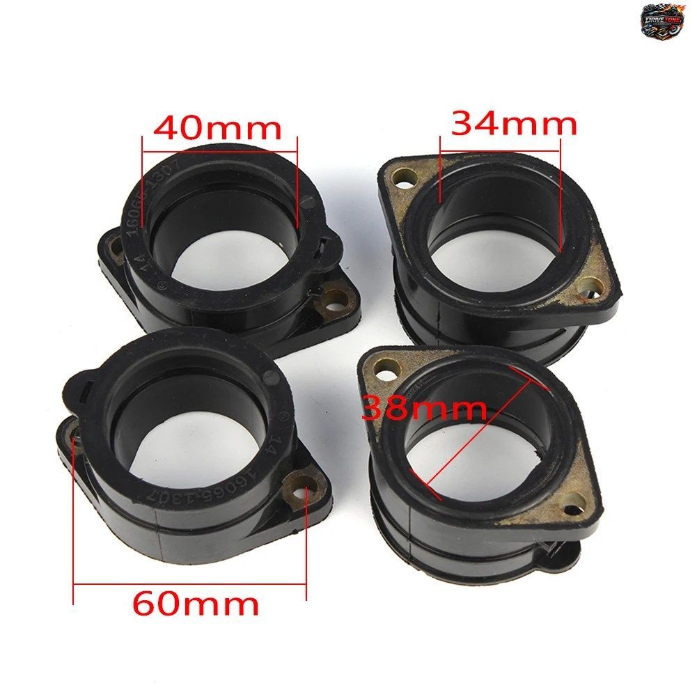 カワサキ GPZ 1100 E ZXT10E ZRT10C ZRX 1200 C ZRT20AC 用キャブレターインターフェース吸気マニホールドアダプタージョイントブーツセッ