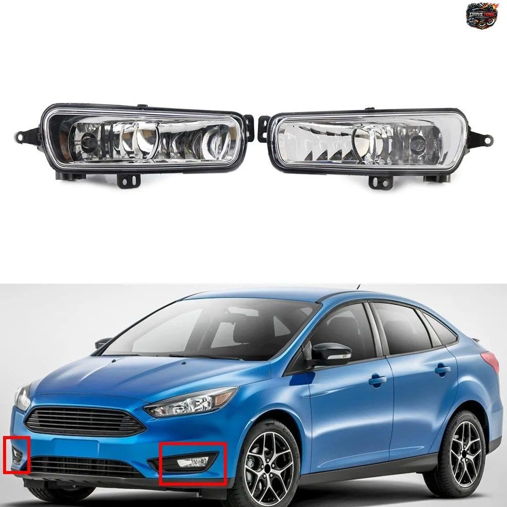 フォード フォーカス 2014 - 18 用 フロントフォグランプ バルブ付き 2 個 F1EB15A254AB F1EB15A255AB