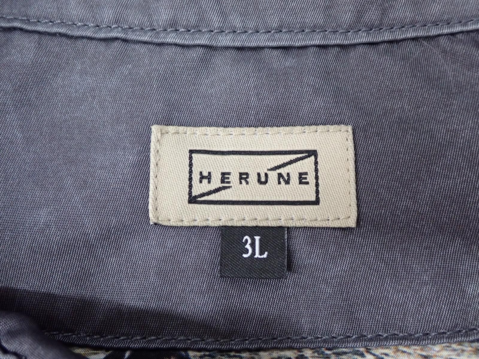 ☆7148☆HERUNE ヒルネ HRN-008 レトロテキスタイルシングルライダース 