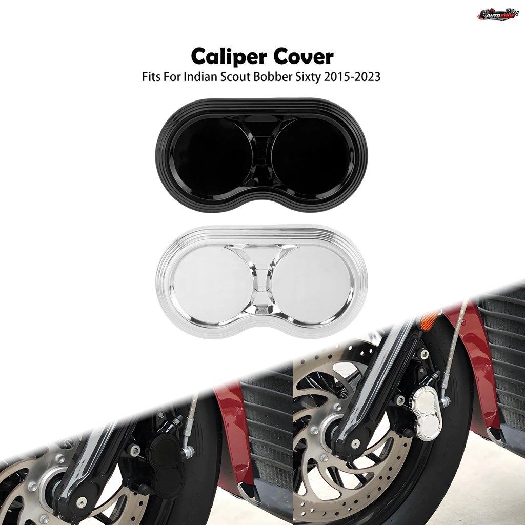 オートバイ用ブレーキキャリパーカバー フロントキャリパーカバープロテクター インディアンスカウトシックスティ 2015-2022 2023 プラスチ