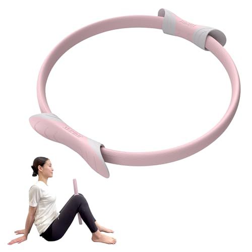 ☆新品☆ピラティスリング 【JOINFIT】トレーニングリング フィットネスリング ヨガリング ヨガ 体幹を引き締める インナーマッスルを鍛える 自宅でエクササイズに最適 猫背 二の腕 胸 肩甲骨 太もも 腹筋 筋トレ ダイエット ストレッチ 8a304ade