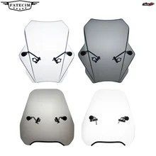 15.5インチ オートバイ用ウインドスクリーン ウインドシールド バイク用ウインドディフレクター フライスクリーン ハーレー、ホンダ、カワ