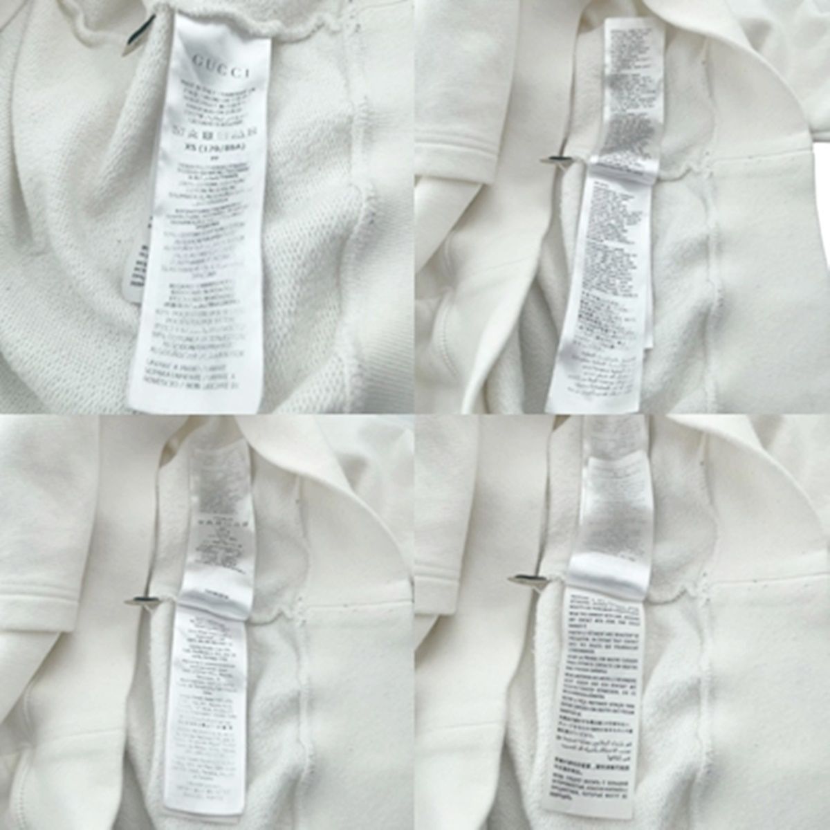 中古】 GUCCI グッチ トライファーグGGパッチフーディ 720348 サイズXS 