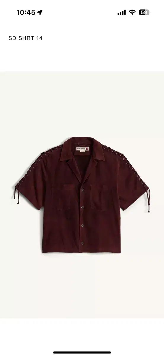 ZARA ザラ スウェード 半袖 ジャケット 出品