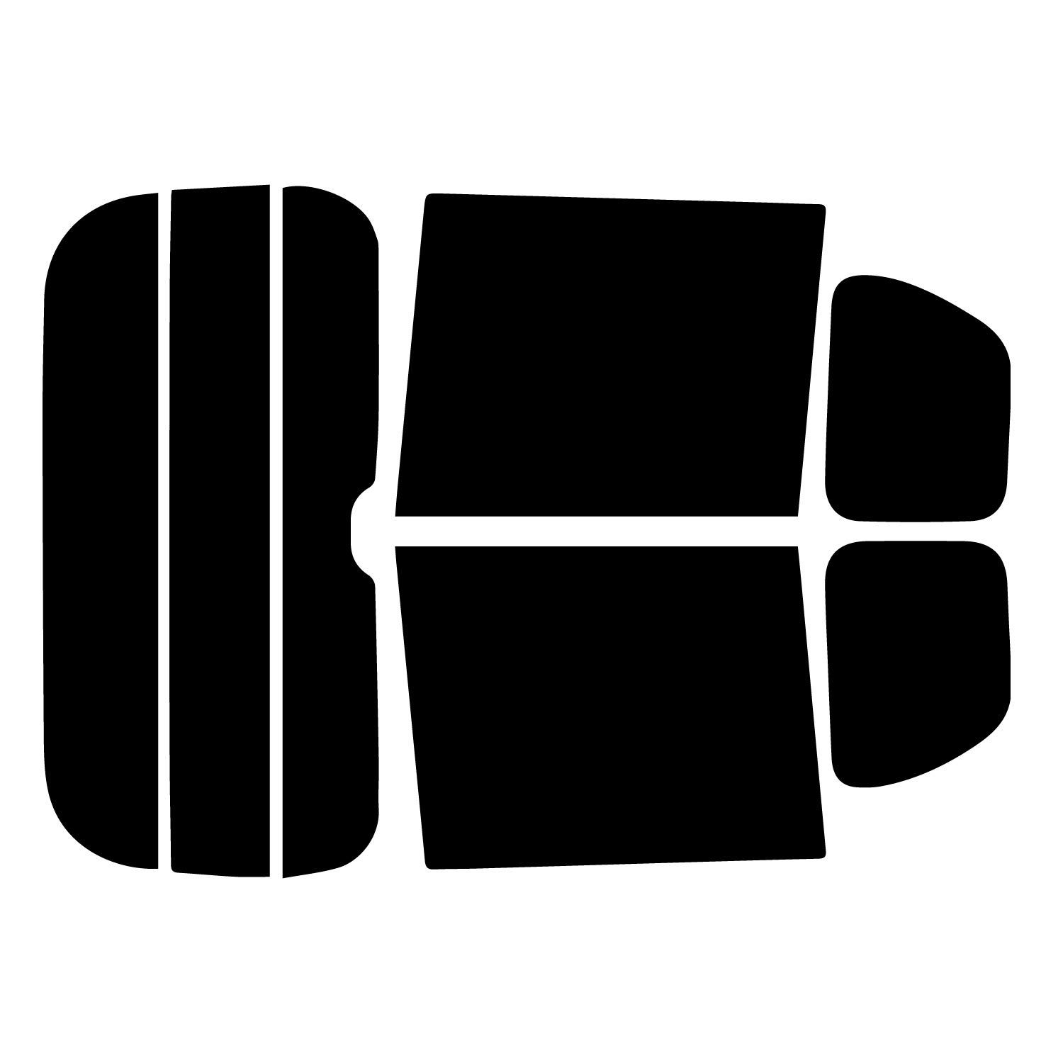 プラススモーク05 (3%) 原着ハードコートタイプ N-BOX用(エヌボックス用) (JF3/JF4) カット済みカーフィルム リアセットkk 181880bd