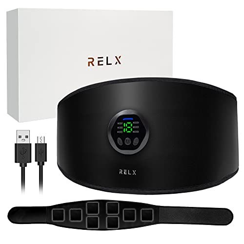 【新品】【ジェルシート不要】RELX EMSベルト 腹筋ベルト【日本企業企画】8枚の電極パッド 6種類モード 18段階強度 腹筋 腹筋マシーン トレーニング USB充電式 簡単操作 男女兼用 ギフト プレゼント 6fdd9ac0