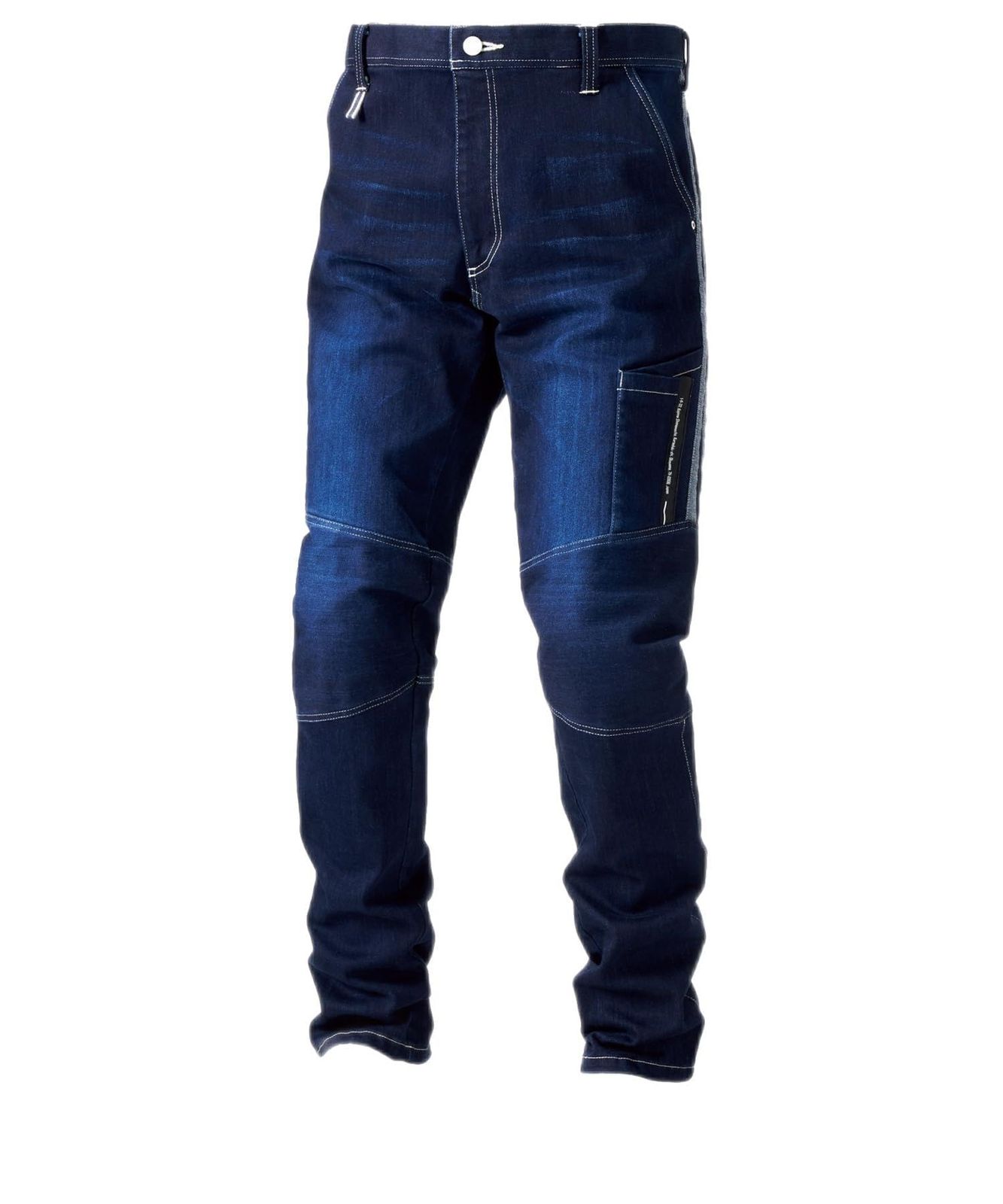 新品 [寅壱] 作業服 作業着 8990-219 デニムカーゴパンツ S(72)-5L(106) 作業ズボン 年間(４Ｌ 04.コン)
