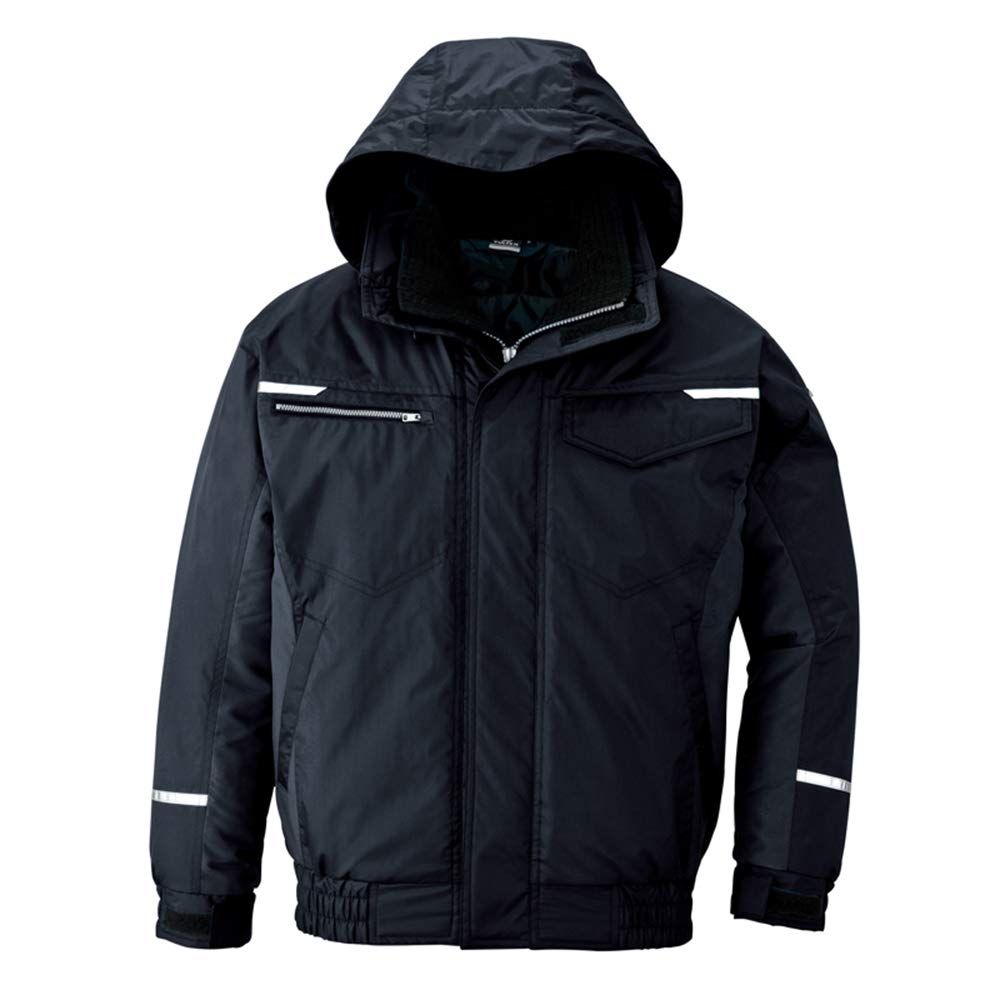 新品 AITOZ(アイトス) 制電防寒ブルゾン(男女兼用) 秋冬用 ブラック AZ9366 010 L