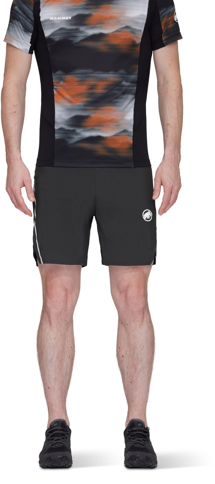 新品 [マムート] 登山ハーフパンツ エナジー トレイルラン ショーツ メンズ/Aenergy TR Shorts Men black L