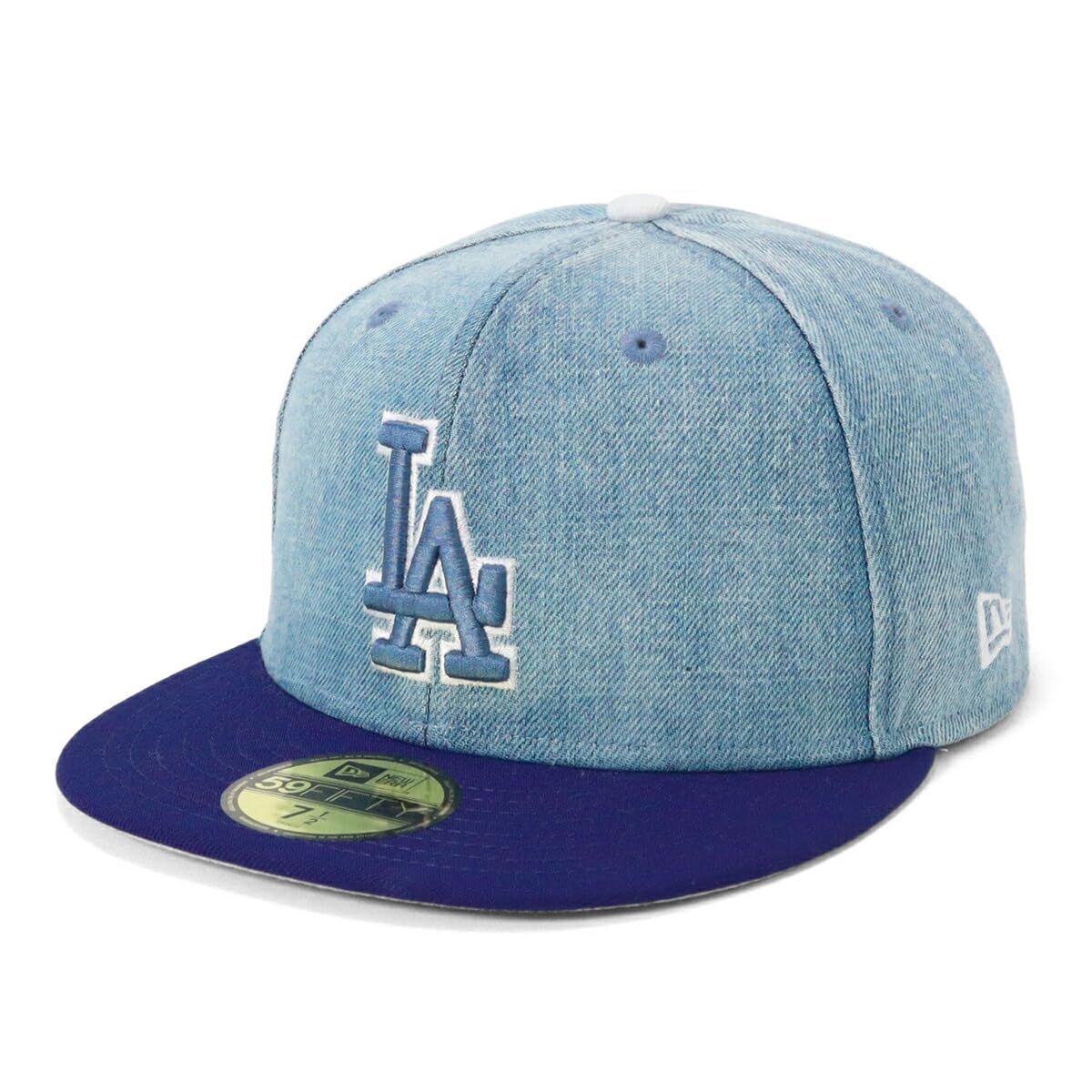 新品 ニューエラ(new era) ニューエラキャップ 59FIFTY MLB デニム2トーン LAウォッシュドデニム 7 5/8 5950 DENIM 2TONE LOSDOD WDNM NVY 14388868 NER36C4039