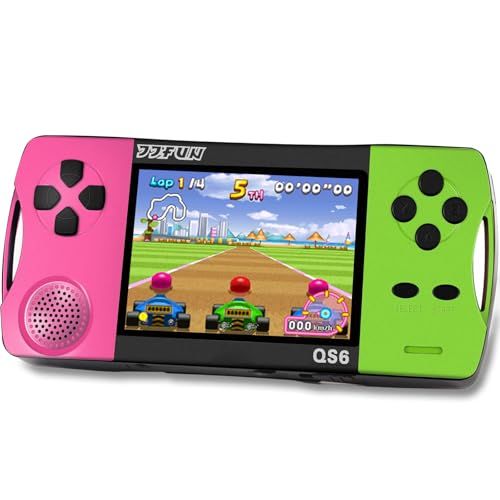 ポータブル 携帯ゲーム機 子供用 | 216種レトロゲーム内蔵 | WiFi不要 知育玩具 | 3.5インチ画面 充電式 | 誕生日 クリスマス プレゼント【6-12歳向け】日本語取扱説明書に対応しました (ローズレッド)p 9fc95076