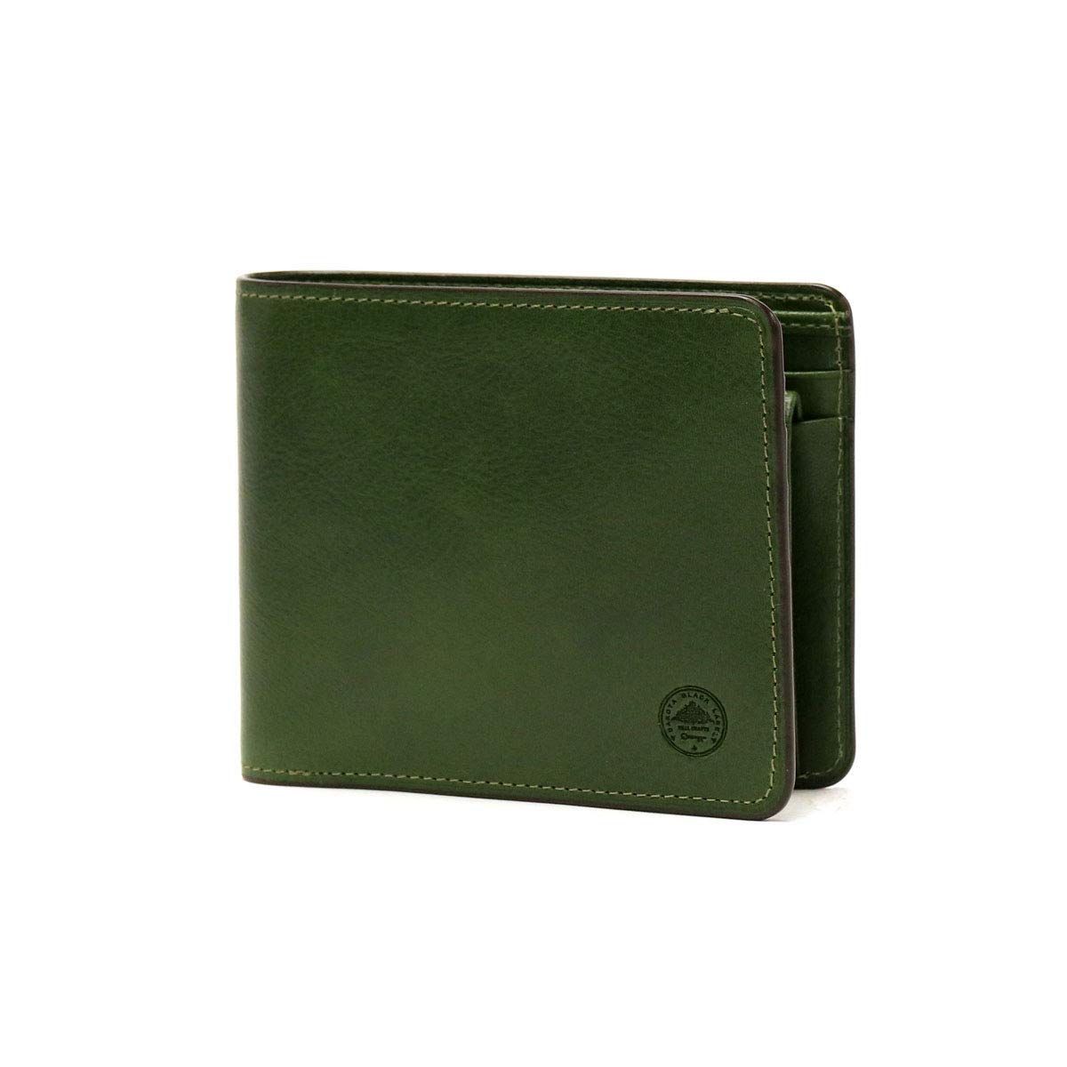 新品 [ダコタ]Dakota BLACK LABEL ブラックレーベル エティカ 二つ折り財布 0620310 グリーン/50