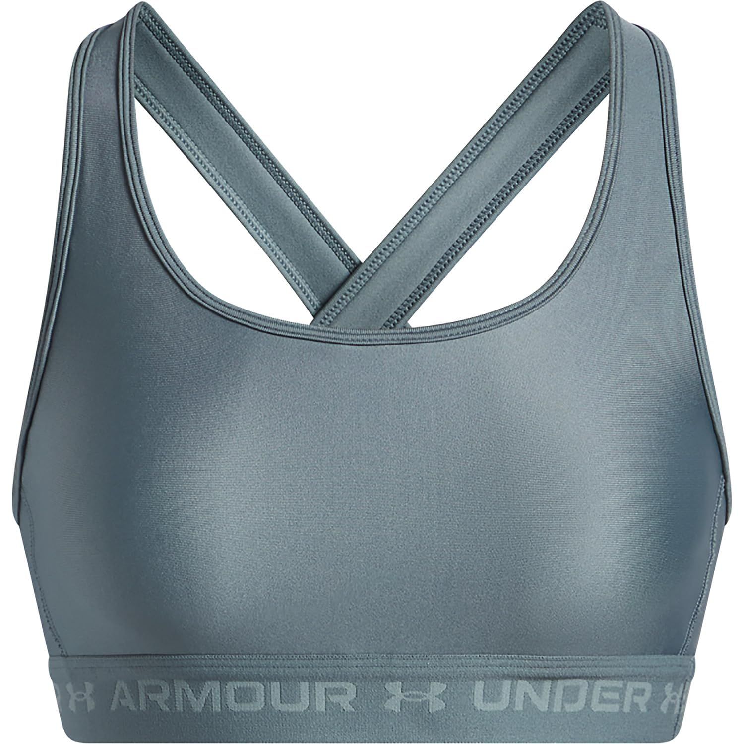 新品 Under Armour レディース クロスバック ミッドブラ ジャスパーブルー/サーペンタイン Medium