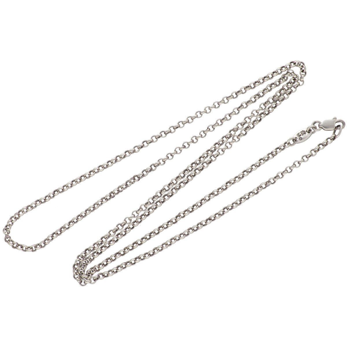 中古】 CHROME HEARTS クロムハーツ ロールチェーン 24inch SV925